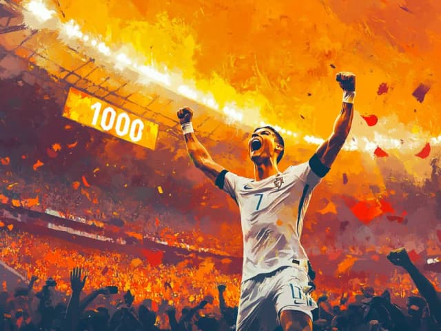 1000 buts avant la retraite ? Ronaldo défie l'Histoire du foot