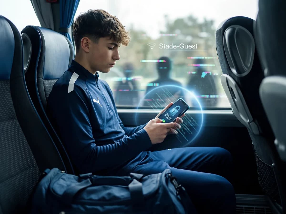 Pourquoi chaque jeune footballeur devrait protéger ses données en déplacement