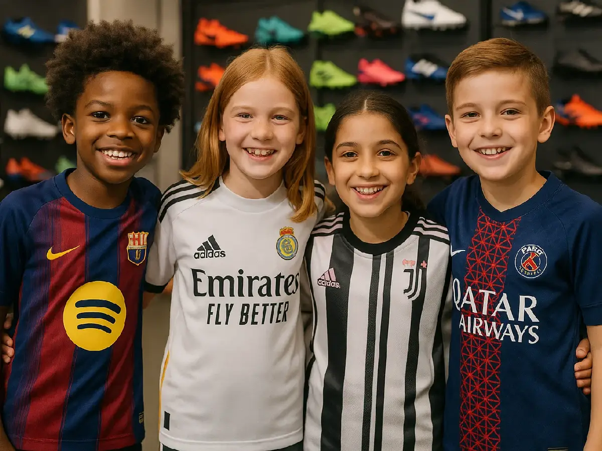 Top 7 meilleurs maillots enfants 2025/2026